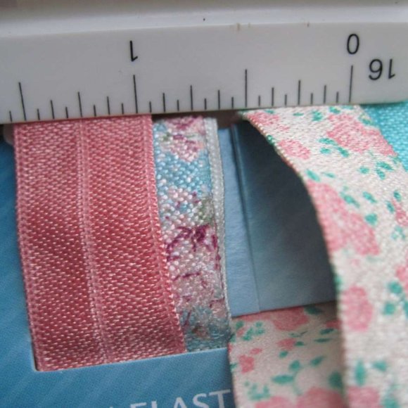 5 Goody Ribbon Hair Elastics Spring Floral Knotted - Picture 4 of 5